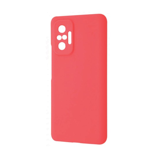 Silicone Case with Camera Shield for Xiaomi Note 10 Pro Red